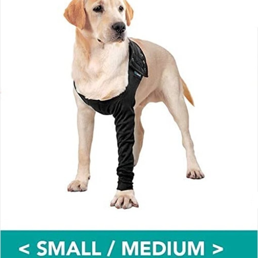 Suitical Recovery Sleeve Dog, Black/Medium